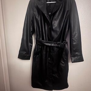Fashion Nova Black Trench Coat